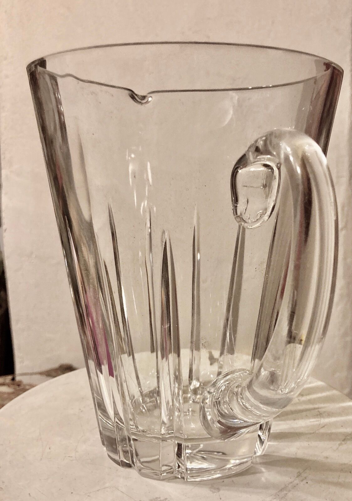 Crystal water pitcher