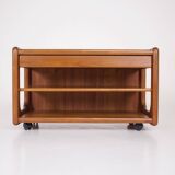 Mobile trolley with drawer.