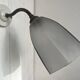 Swan neck wall light on porcelain base