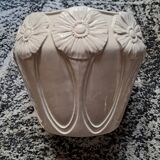 Vintage Art Nouveau ceramic with floral decoration.