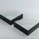 2 triangular wall lights 1980
