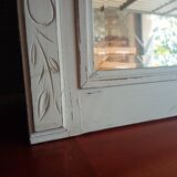 Old beveled trumeau mirror 105x73cm