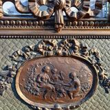 Antique trumeau mirror