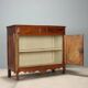 Ancient baroque walnut buffet with 3 drawers, France, 19th century