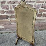 pare feu cheminée Louis XV Rocaille noyer XIXeme