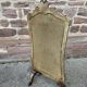 Louis XV fireplace fire screen Rocaille walnut 19th century