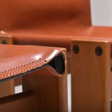 Set of 5 Monk chairs by Afra and Tobia Scarpa 1970