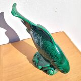 Poisson en céramique vert Saint Clément