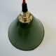 Set of 2 green conical workshop suspensions