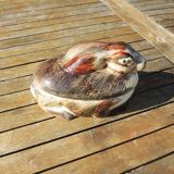 Old Zoomorphic Ceramic Terrine M Caugant: Rabbit