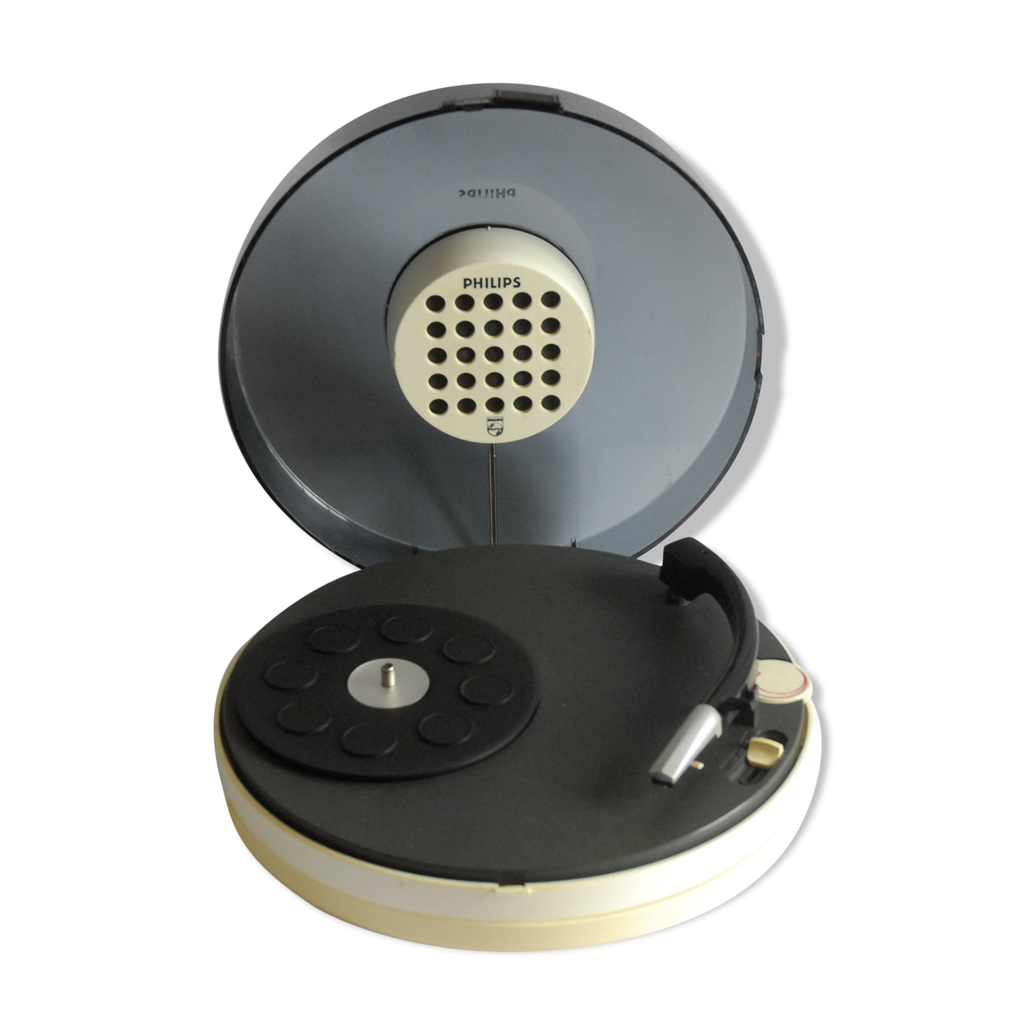 Turntable record player Philips curling-70s