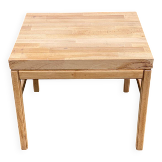 Scandinavian coffee table from the 60s in solid raw oak