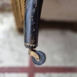 Pair of Napoleon III toad armchairs