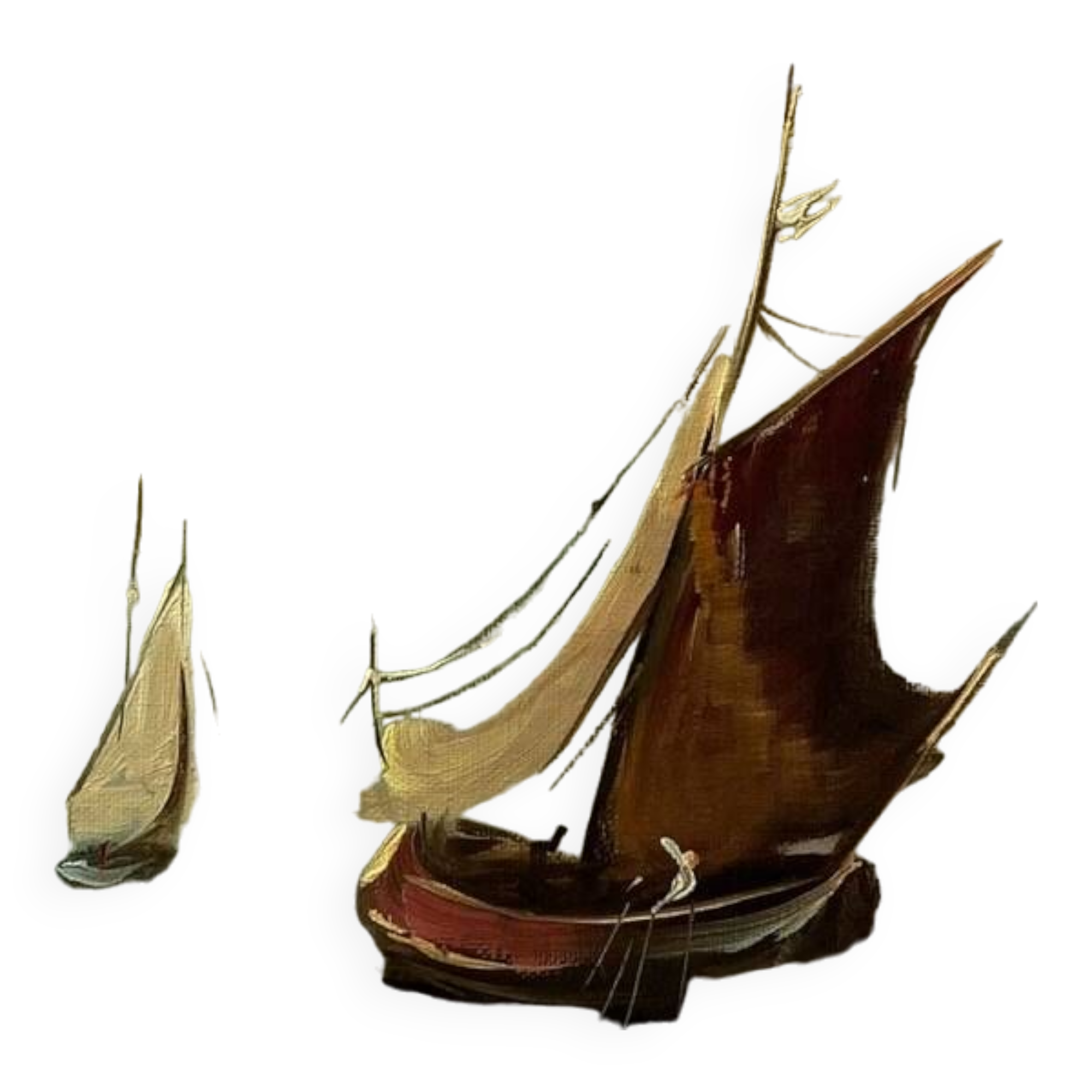 Old painting, Navy, signed, 60s/70s