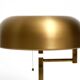Extraordinary heavy 1960s XXL brass table lamp by Staff with a swivel joint