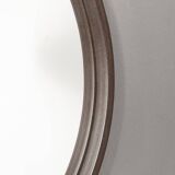 Italian design 1960s vintage Teak wood wall mirror