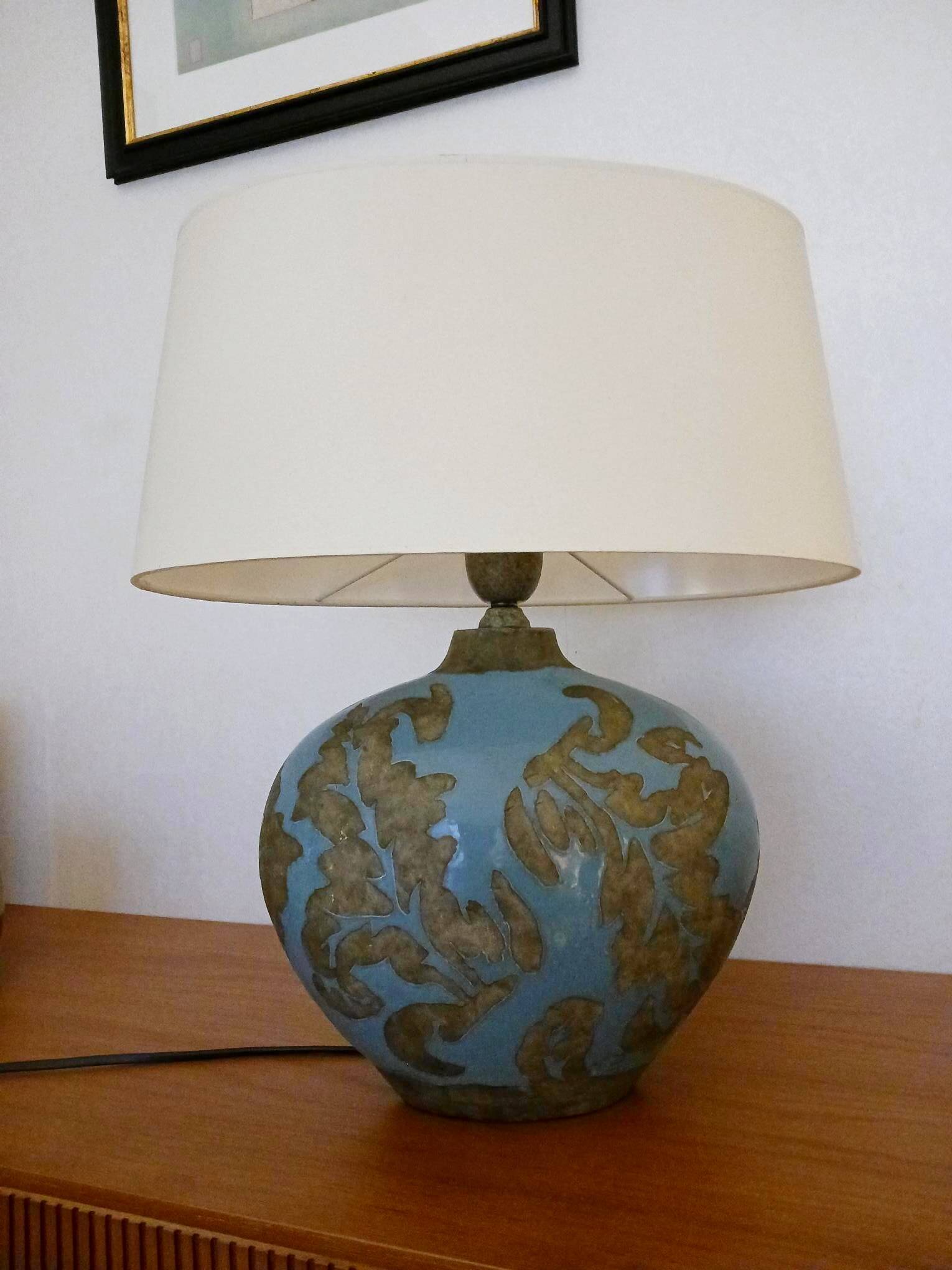 Lampe à poser ovale, Marque Holländer