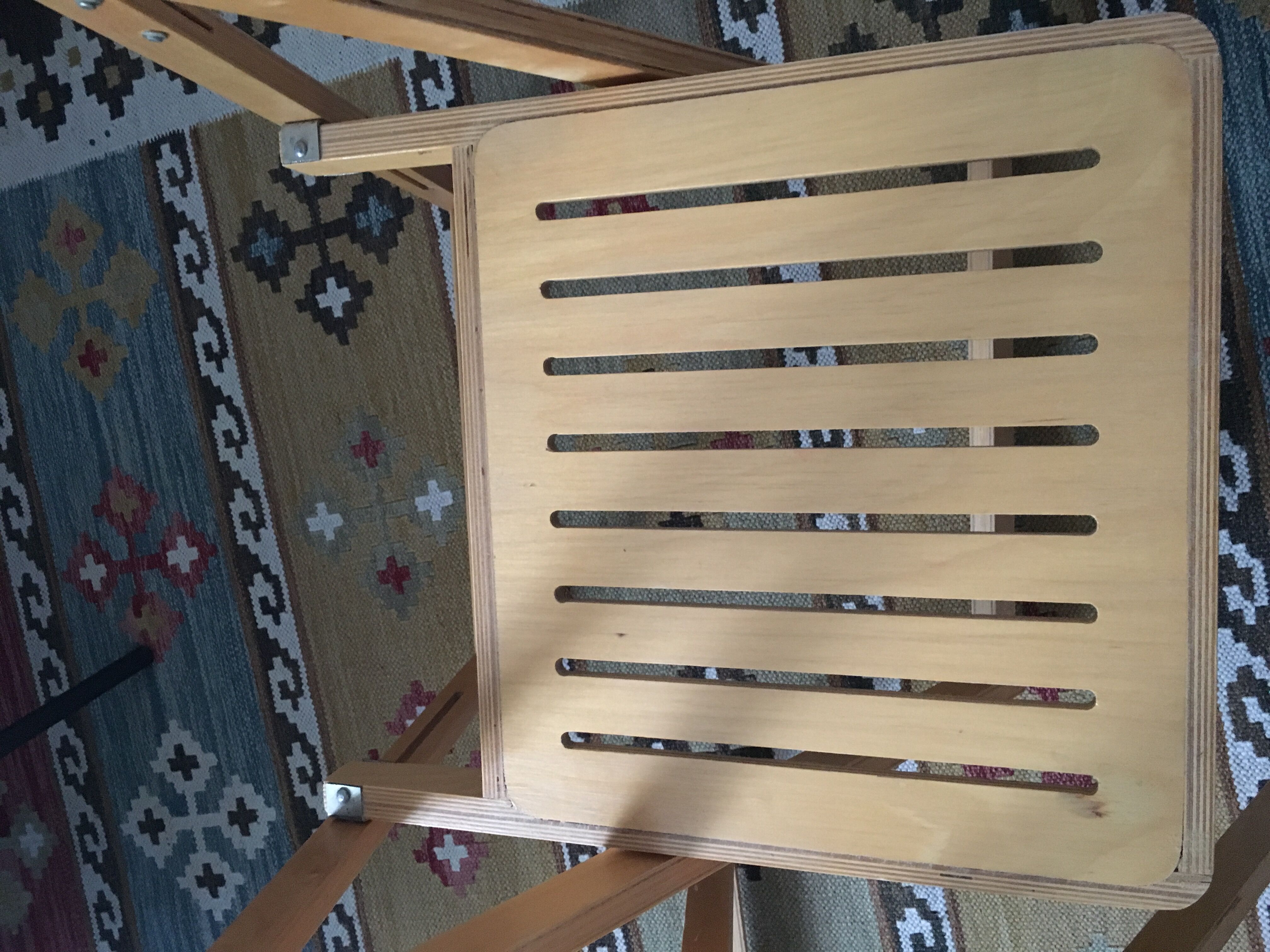 Pair of chairs folding vintage