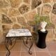 Canvas de Jouy stool