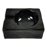 Small, minimalist glass Bauhaus-style ashtray, 1970s