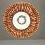 Vintage rattan ball suspension