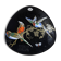 Assiette décorative Longwy Aubade 3522 – oiseaux peinte à la main