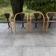 Set of 4 Tacchi chairs by Toshiyuki Kita Japan 80s