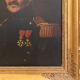 Huile sur toile d'un portrait d'officier