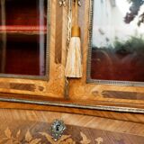 Secretary with marquetry library