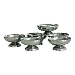 Lot de 6 coupelles vintage - brillant