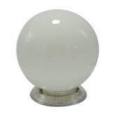 Opal globe lamp