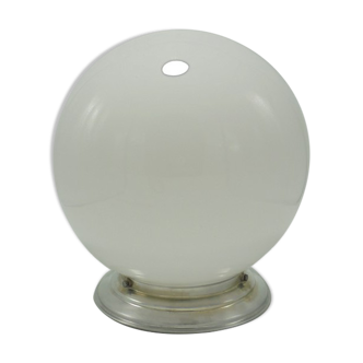 Opal globe lamp