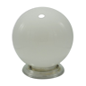 Lampe globe opaline