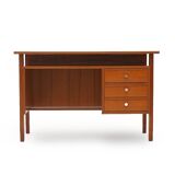 Teak desk with drawers, 1960s