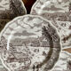 5 plates N Fontabesso Italy