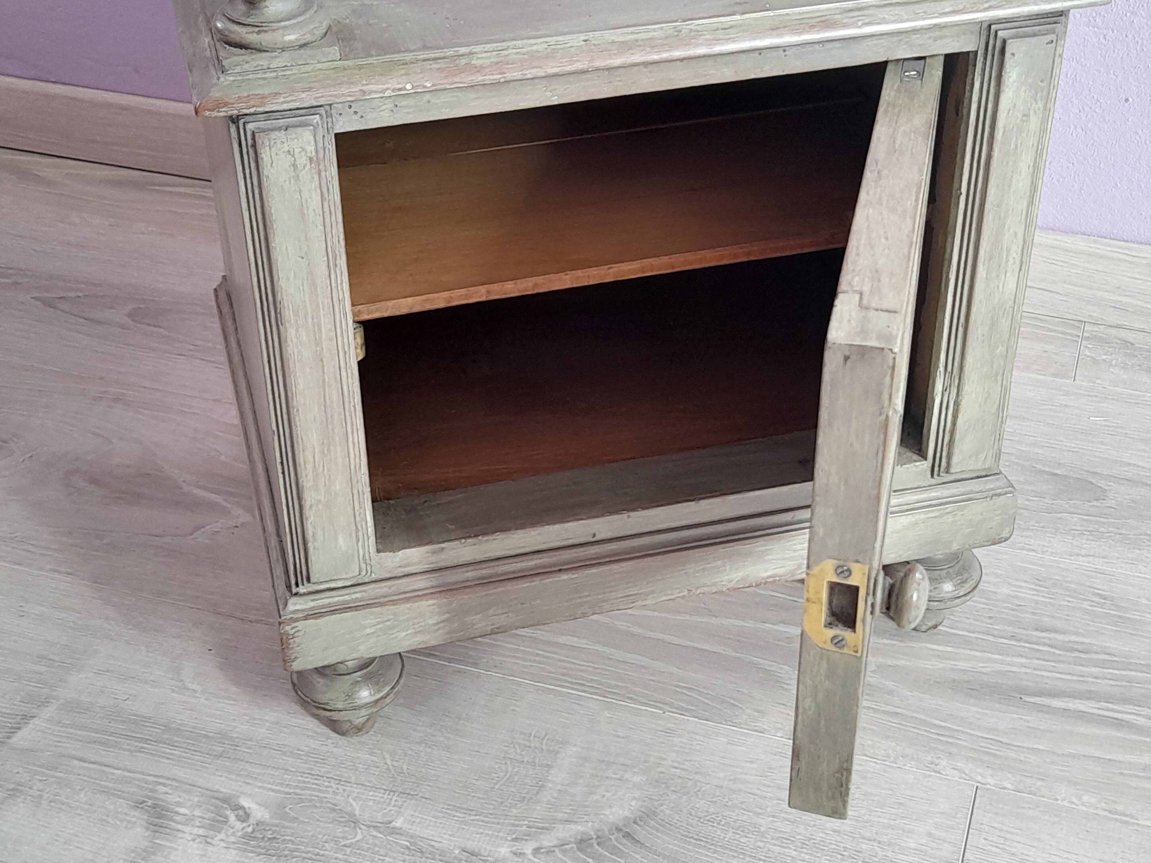 Lacquered bedside table early 20th century