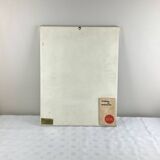 The dancers, painting on silk and vintage wooden frame