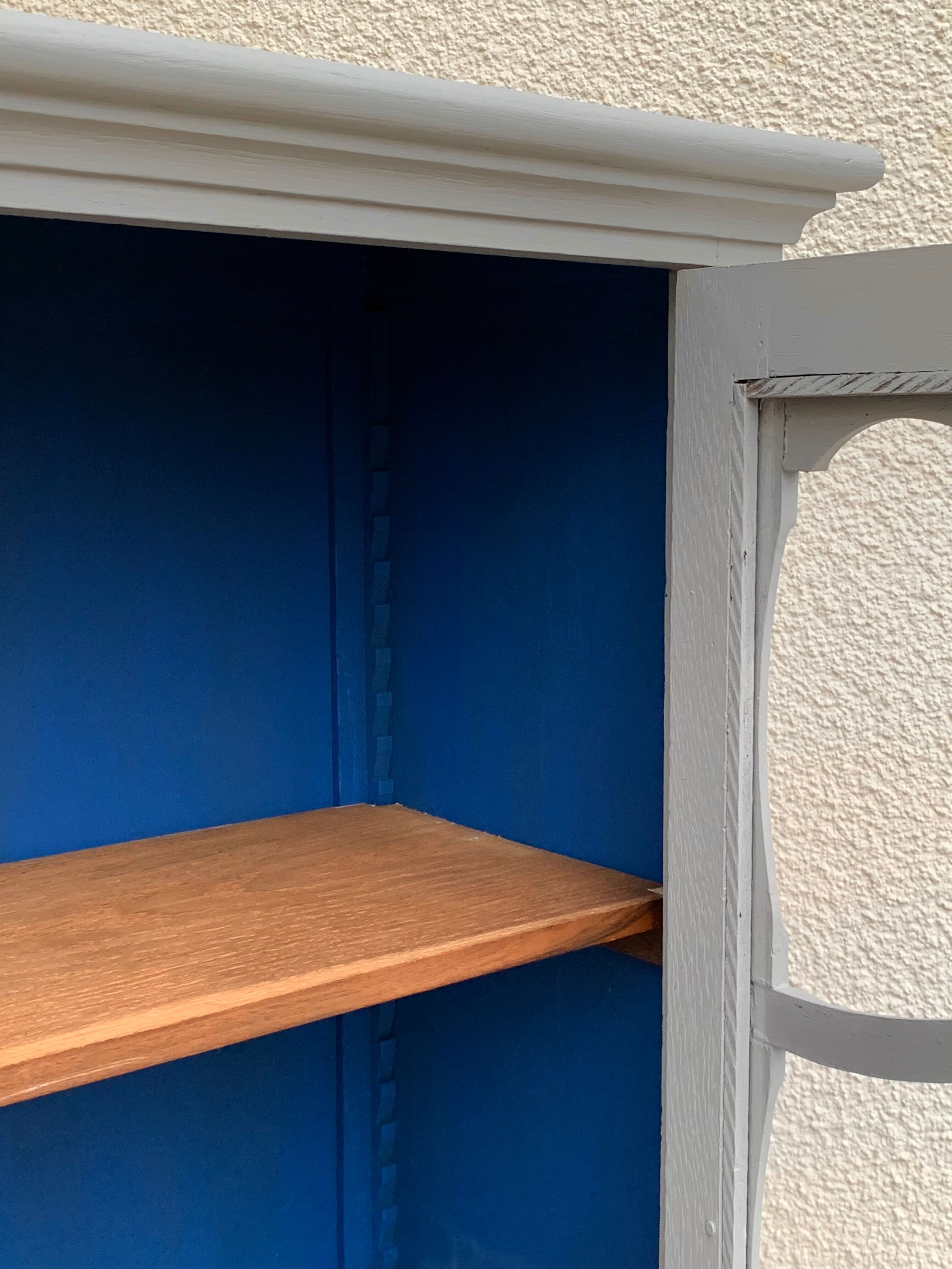 1930s Parisian glass-fronted wardrobe