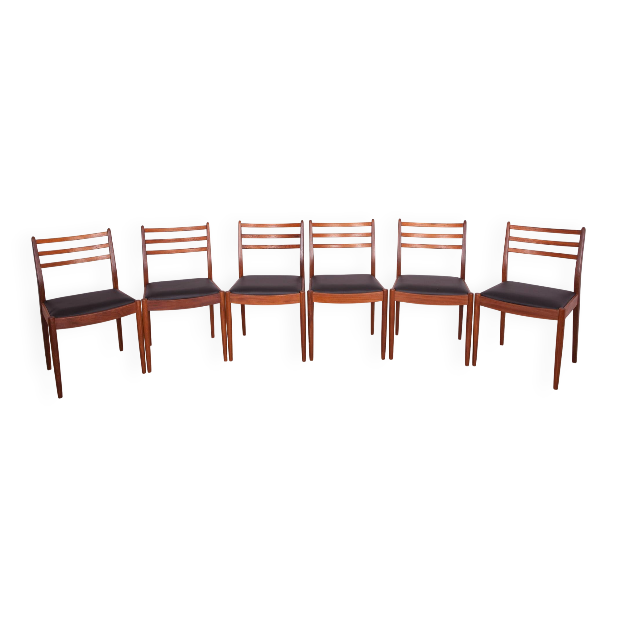 Vintage teak dining chairs by Victor Wilkins for G-Plan, 1960s, set of 6