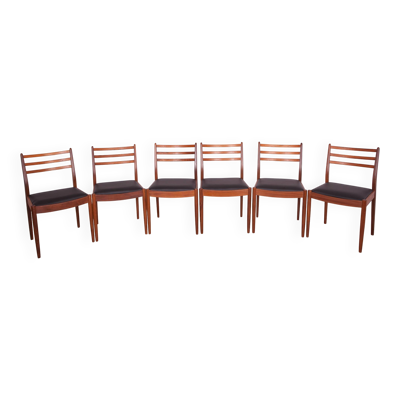 Chaises de salle à manger en teck vintage par Victor Wilkins pour G-Plan, années 1960, ensemble de 6