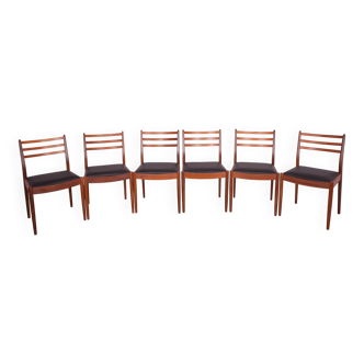 Vintage teak dining chairs by Victor Wilkins for G-Plan, 1960s, set of 6