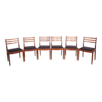 Vintage teak dining chairs by Victor Wilkins for G-Plan, 1960s, set of 6