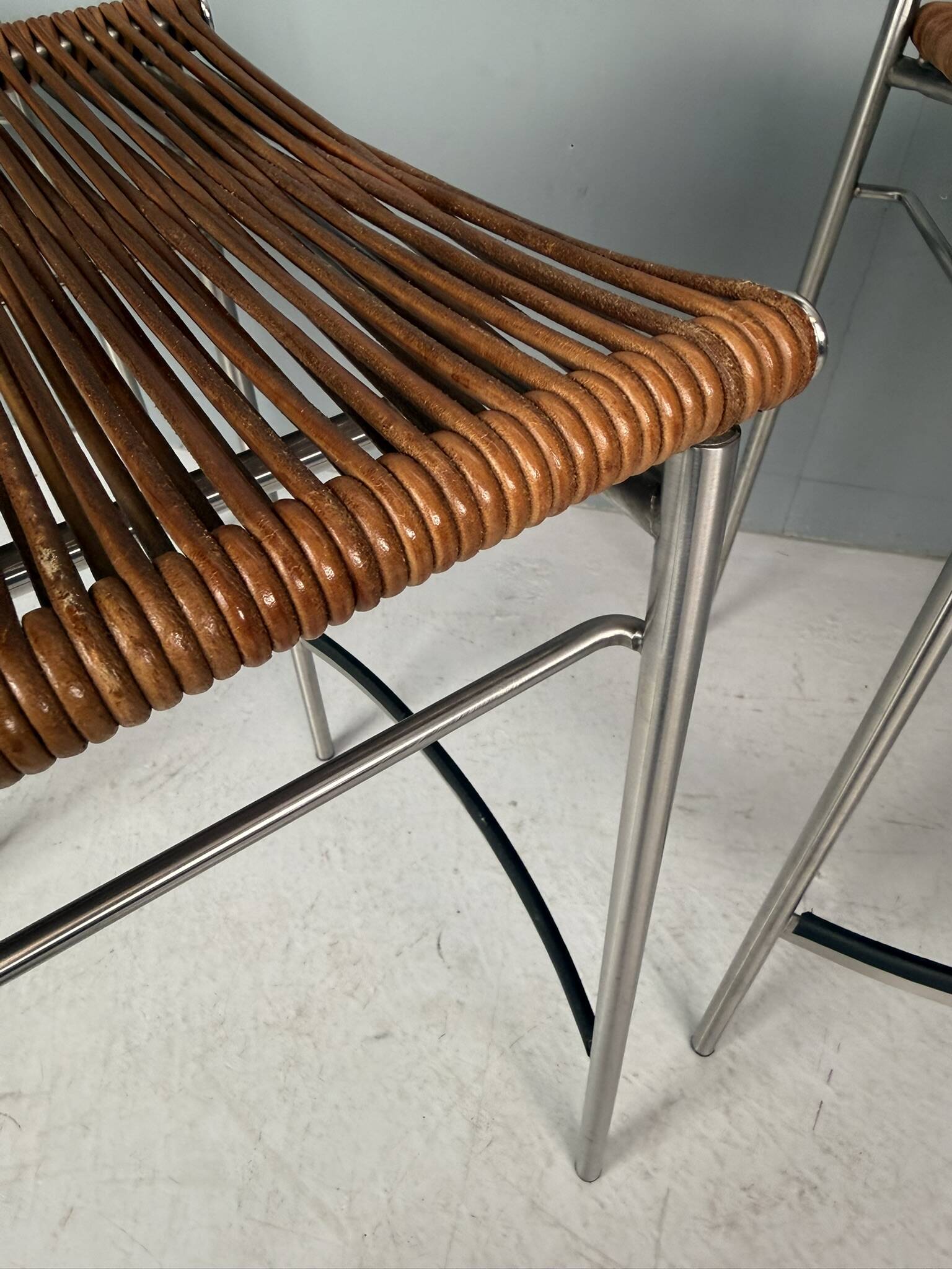 Ensemble de quatre tabourets de bar "Miss B", Tito Agnoli, Italie, 1997