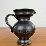 Pitcher Jean Marais black ceramic