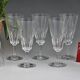 Set of 6 crystal champagne flutes Baccarat Côte d'Azur