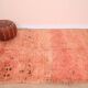 Peach Vintage Moroccan 175 x 246 cm, Berber Wool Rug Handmade, Boho Rug