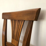 Pair of rustic mulched chairs