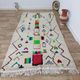 Tapis berbère marocain artisanal fait main 270 X 136 CM