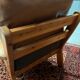 Pine armchair from the 1970s chalet