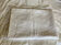 Old embroidered CA monogram sheet